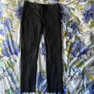 Women’s LOFT cropped work pants, size 0, charcoal gray